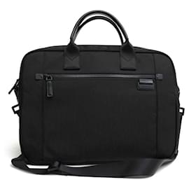 Michael Kors-[Used] Michael Kors Business Bag Michael Kors Travis Ballistic Nylon Large Briefcase Ballistic Nylon 2Way Shoulder Bag-Black