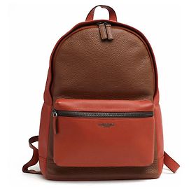 [Used] Michael Kors rucksack Michael Kors Bryant Pebble Backpack Bryant Pebble leather cowhide grain leather shrink leather Brown