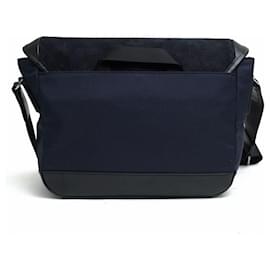Michael Kors-[Used] Michael Kors Shoulder Bag Michael Kors 37H8LKSM2C Ballistic Nylon Cowhide Flap Messenger Bag-Navy blue