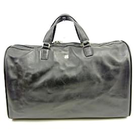 Versace-[Used] Versace VERSACE ◆ Boston bag Handbag  Medusa Black Leather-Black
