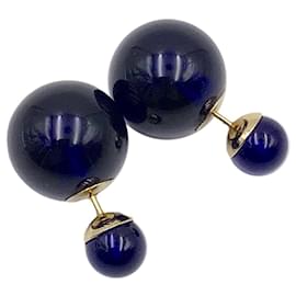 Dior-Dior Tribal earrings in blue glass-Blue
