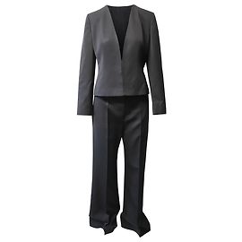 Valentino Hosenanzug-Set aus schwarzer Schurwolle Schwarz