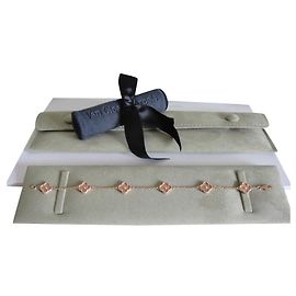 Van Cleef & Arpels Sweet Alhambra Bracelet 6 Rose Gold patterns 750/1000 Golden