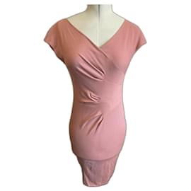 Escada-Altrosa Kleid, Körper con-Pink
