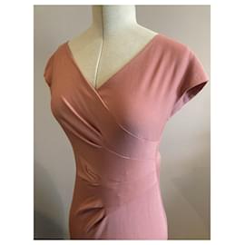 Escada-Dusky pink dress, body con-Pink