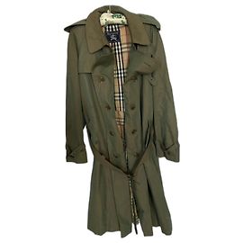 Burberry Dash Trenchcoat Olive Green Cotton Olive green