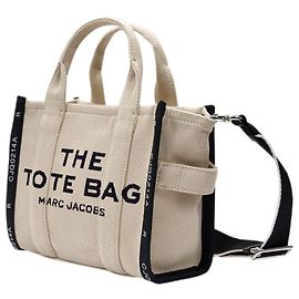 Borsa tote piccola Jacquard - Marc Jacobs - Sabbia calda - Cotone Marrone Beige