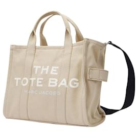 Marc Jacobs-The Small Tote Bag - Marc Jacobs -  Beige - Cotton-Beige