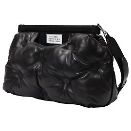 Maison Martin Margiela Glam Slam Medium Bag in Black Leather Black