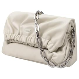 Zadig & Voltaire-Rockyssime Bag in Beige Leather-Flesh