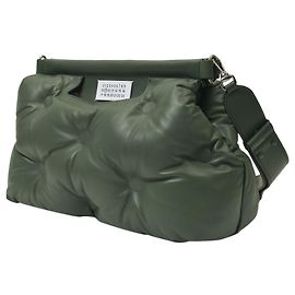 Maison Martin Margiela Sac Glam Slam Medium en Cuir Vert Vert