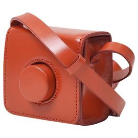 Lemaire Mini Camera Bag in Pelle Rossa Rosso