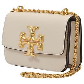 Bolsa Hobo Pequena Eleanor - Tory Burch - Novo Creme - Couro Outro