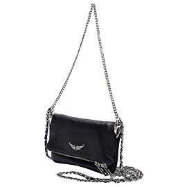 Borsa Hobo Rock Nano - Zadig & Voltaire - Nera - Pelle Nero