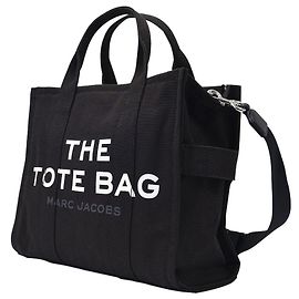 The Medium Tote Bag - Marc Jacobs - Negro - Algodón Negro