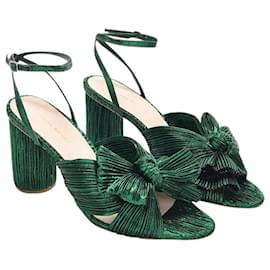 Loeffler Randall-Camellia Sandals - Loeffler Randall - Emerald - Leather-Green