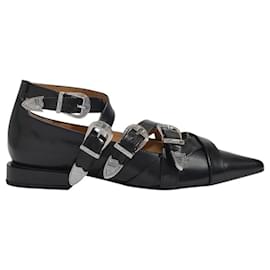 Toga Pulla-Aj926 Flat Shoes - Toga Pulla - Black - Polido-Black