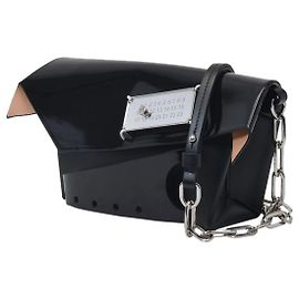 Maison Martin Margiela Snatched Borsa Piccola in Pelle Nera Nero