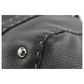 Fendi-Sac à bandoulière Linda en cuir marron foncé Selleria-Autre