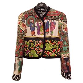 Vintage-Jacke von Gianni Versace Couture Mehrfarben