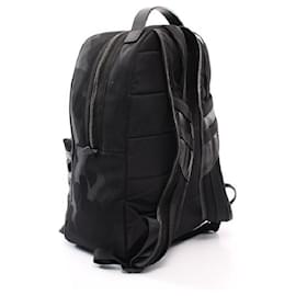 Moncler-[Used] Moncler MONCLER GEORGE backpack rucksack camouflage camouflage camouflage nylon black 00612-Black