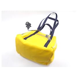 Moncler-[Used] Moncler JWA Tote Bag Yellow Yellow Nylon Hand Shoulder Shoulder Bag Women's Men's-Yellow
