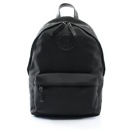 [Used] Moncler MONCLER PIERRICK Backpack Rucksack Nylon Leather Black 5a704 Black