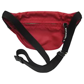 Moncler-[Used] MONCLER Moncler waist bag waist pouch body bag red-Red