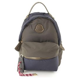 [Used] 	 [Moncler] Moncler 18AW JUNIPER Nylon Mini Backpack Khaki Navy Unused Khaki Navy blue