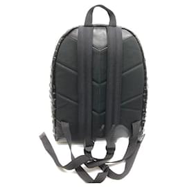 Jimmy Choo-[Used] JIMMY CHOO Star embossed bag pack black-Black