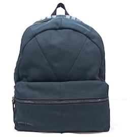 Jimmy Choo-[Used] [JIMMY CHOO] Jimmy Choo REEDJIC lead canvas backpack navy navy blue backpack-Navy blue