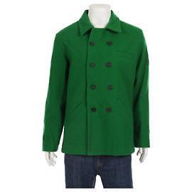 Abrigo de lana Soulland verde Verde