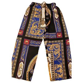 Versace Hose, Gamaschen Blau