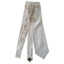 100% corbata de seda de Kenzo Beige
