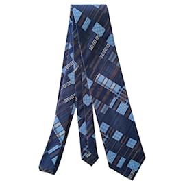 Kenzo-100% corbata de seda de Kenzo-Azul