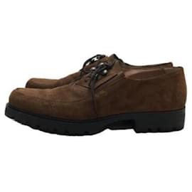 Gianni Versace-Lace ups-Brown