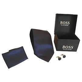 Hugo Boss Corbatas Azul marino