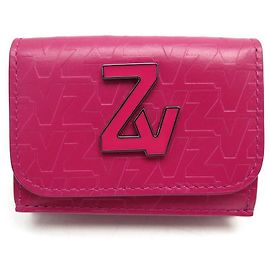 Zadig & Voltaire NOVA CARTEIRA ZADIG E VOLTAIRE LE TRIFOLD ZV INITIALE MOEDA ROSA DE COURO Rosa