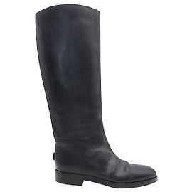Golden Goose The New Jessie Boots em couro preto Preto