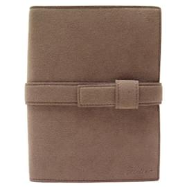 Cartier-NEW CARTIER TRAVEL POUCH CASE FOR CRM JEWELRY00051 BROWN SUEDE TRAVEL POUCH-Brown