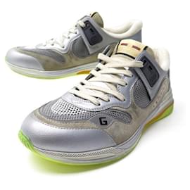 Gucci-NINE GUCCI ULTRAPACE sneakers SHOES 587242 11 IT 46 FR SNEAKERS SHOES-Silvery