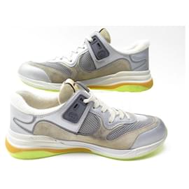Gucci-NINE GUCCI ULTRAPACE sneakers SHOES 587242 11 IT 46 FR SNEAKERS SHOES-Silvery