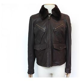 BLOUSON BELSTAFF VESTE AVIATEUR 71050492 48 M CUIR MARRON FLYING JACKET Marron