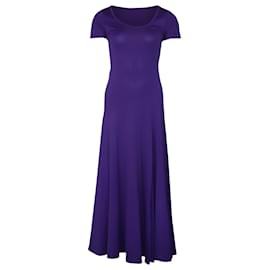 Ralph Lauren-Ralph Lauren Maxi Dress in Purple Cotton-Purple