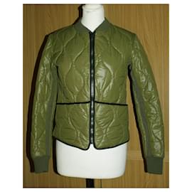 Golden Goose Deluxe Brand-Jacke mit Dauneninnenjacke von Golden Goose-Olivgrün,Dunkelgrün