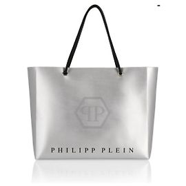 Philipp Plein sac hobo shopper argent Argenté