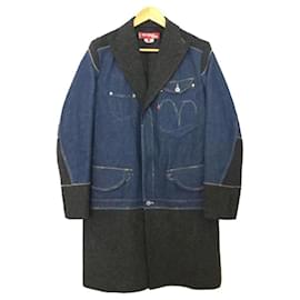 Junya Watanabe-JUNYA WATANABE COMME des GARCONS MAN x Levi's 20AW / Cotton Selvedge Denim x Wool Tweed / Chester Coat / XS / Cotton / IDG-Other