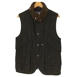 Junya Watanabe-JUNYA WATANABE COMME des GARCONS MAN WD-J005 / Collar Corduroy Tweed Vest / S / Wool / Brown-Brown