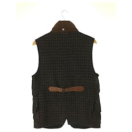 Junya Watanabe-JUNYA WATANABE COMME des GARCONS MAN WD-J005 / Collar Corduroy Tweed Vest / S / Wool / Brown-Brown
