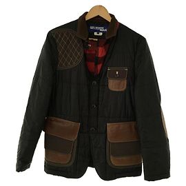 JUNYA WATANABE COMME des GARCONS MAN WD-J005 / ANZEIGE2009 / Batting / Ellbogenpatch / Jacke / S / Nylon / Schwarz Schwarz